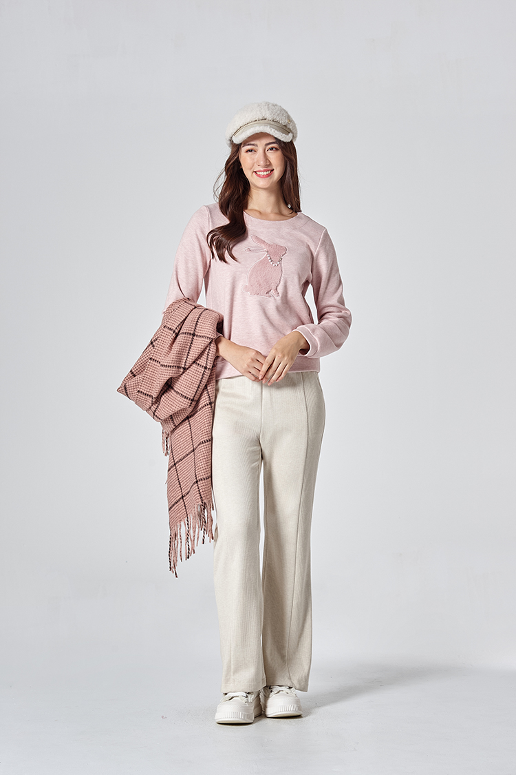 DITA溫柔絨毛小兔上衣