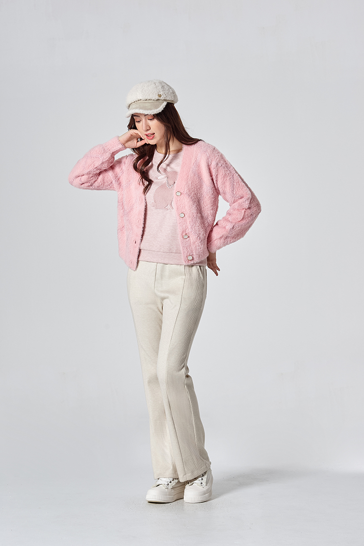 DITA溫柔絨毛小兔上衣