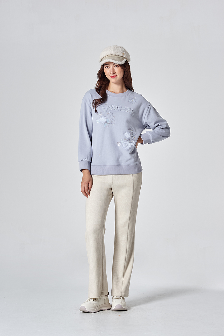 DITA日系繡花寬版上衣