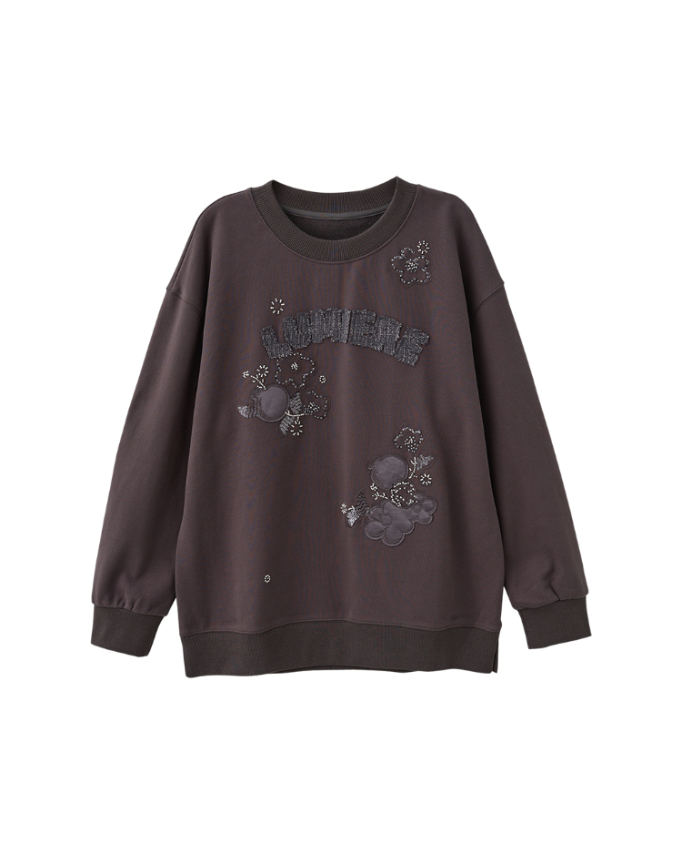 DITA日系繡花寬版上衣