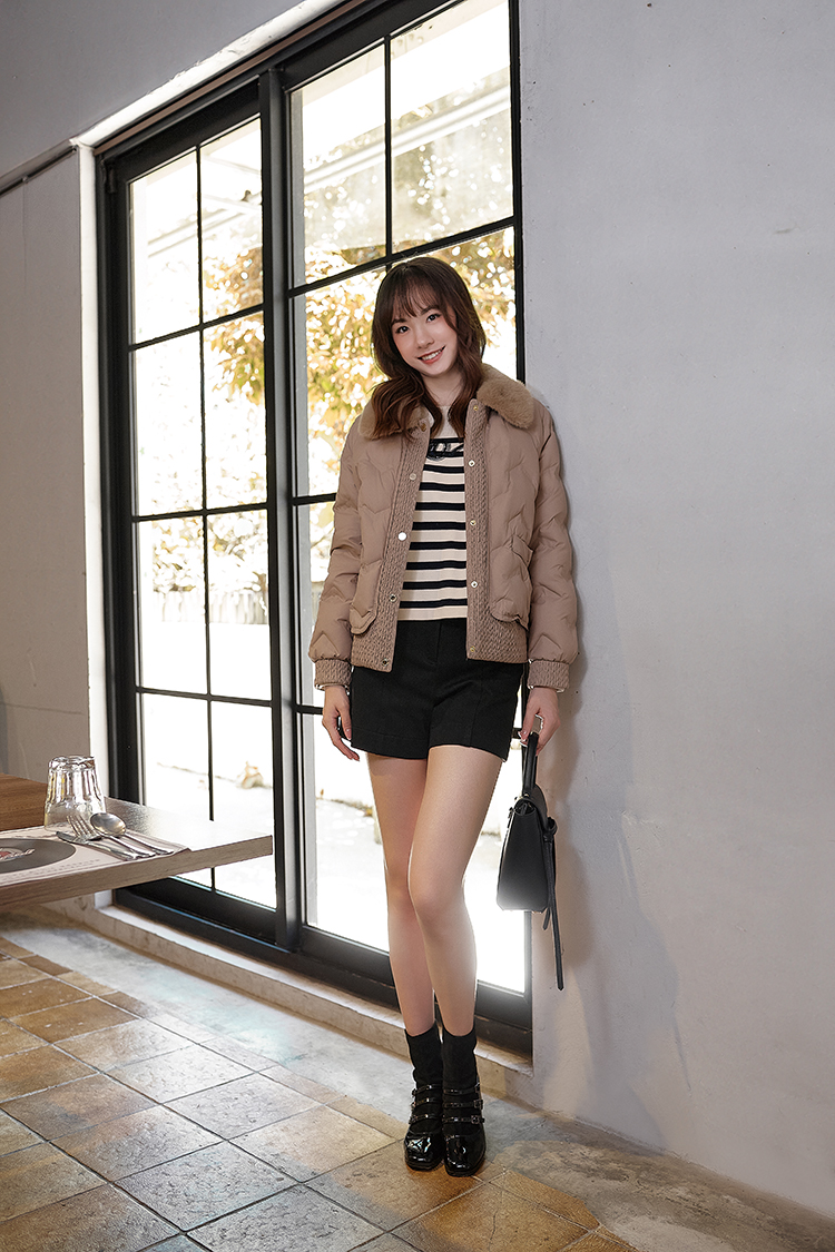 DITA造型剪接短褲