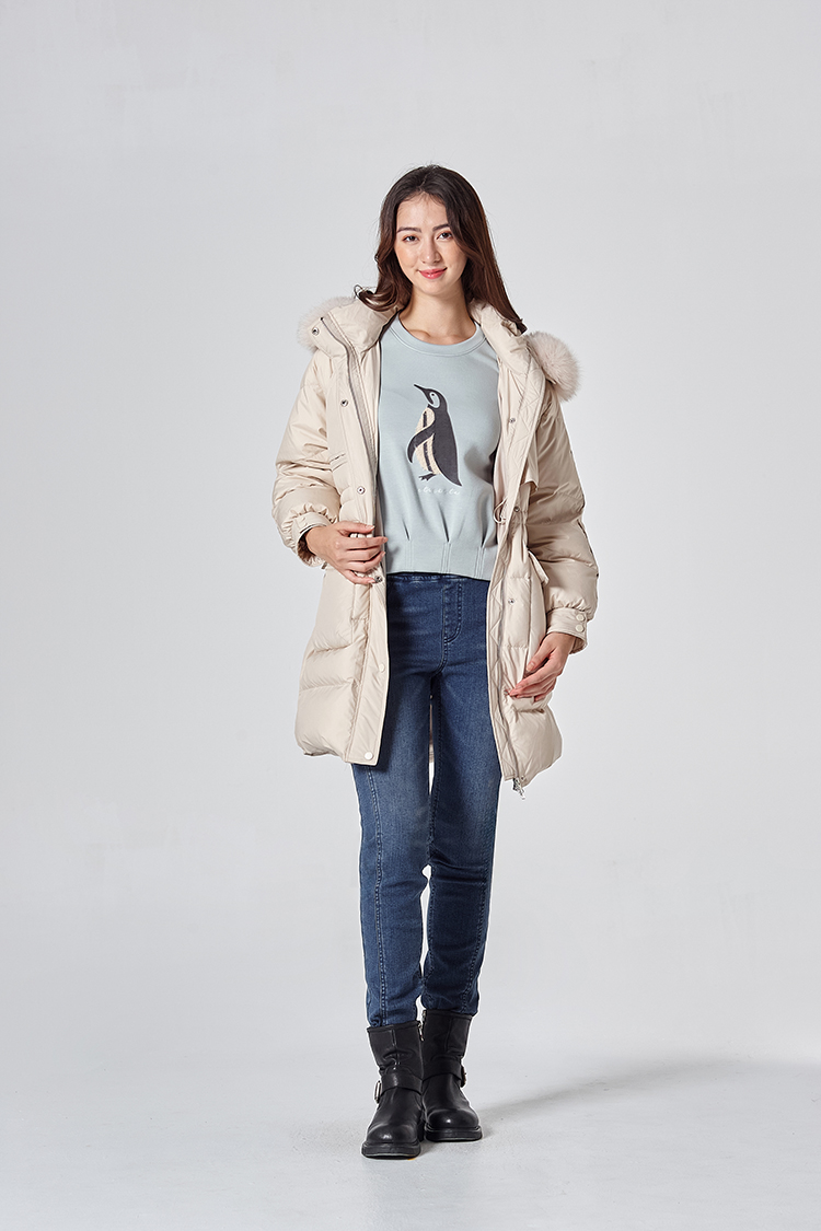 DITA簡約修身鉛筆褲