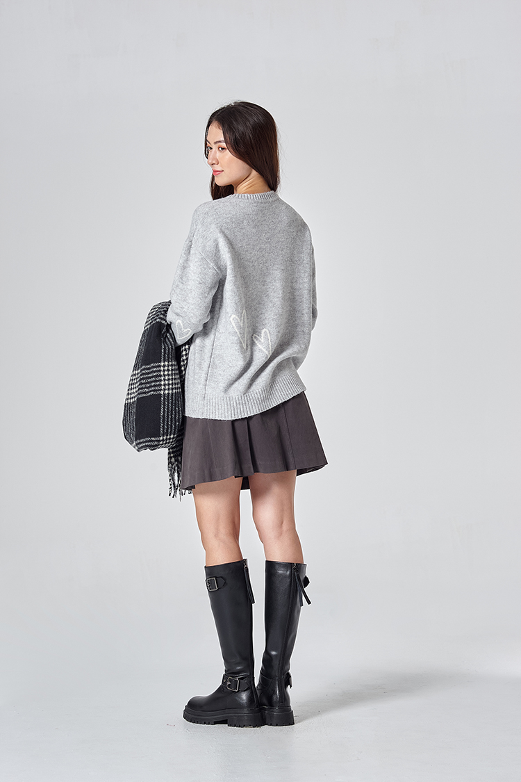 DITA甜酷箱型褶短裙