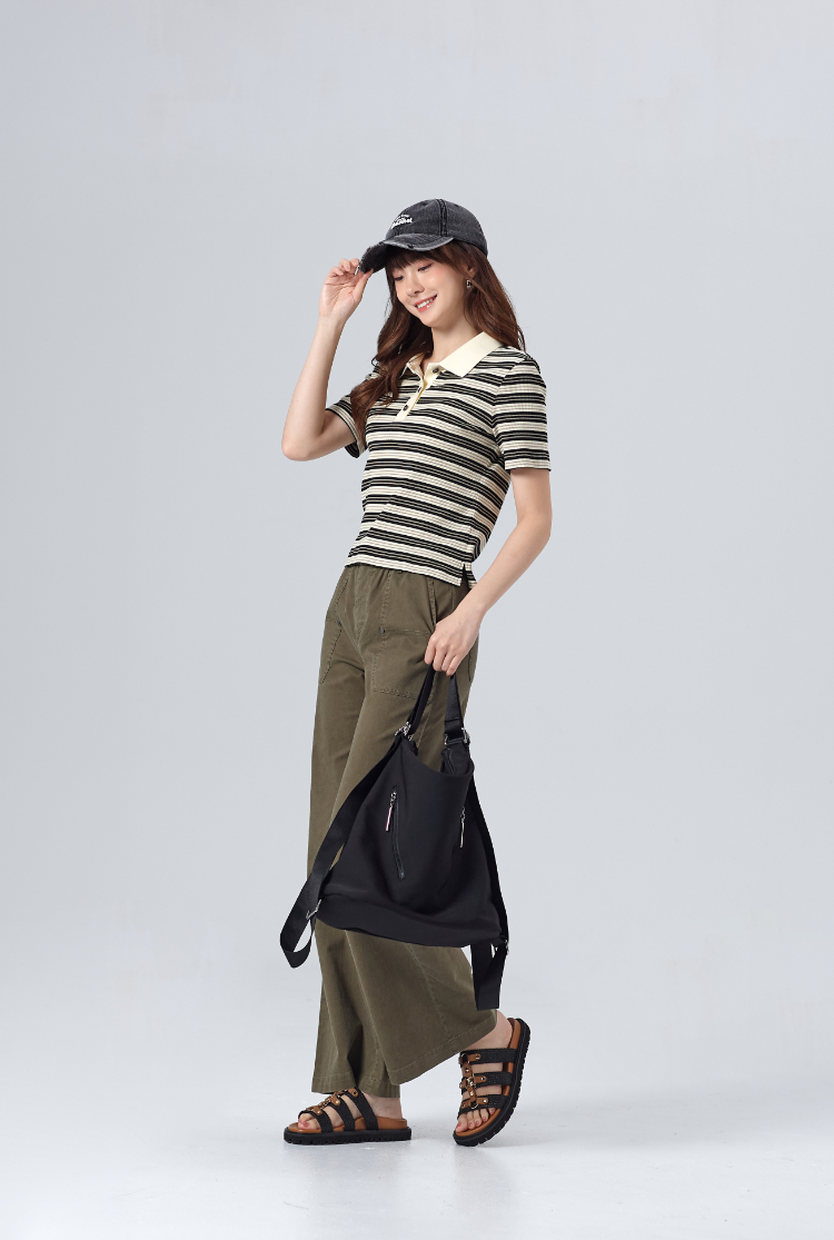 DITA條紋POLO衫