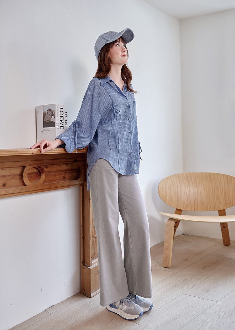 DITA甜酷感愛心鋼印寬褲