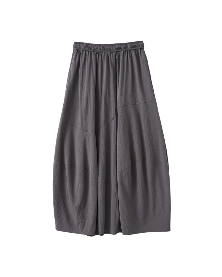 DITA抽繩拼接長裙