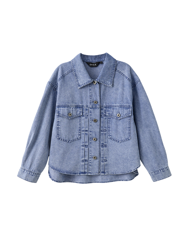 DITA率性薄牛仔外套設計