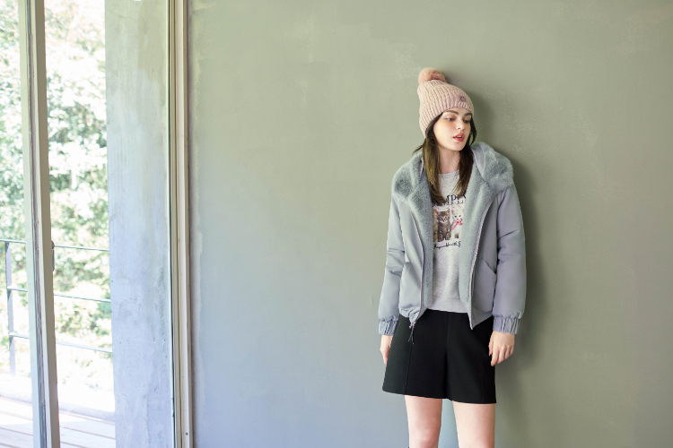 JOAN萌系貓咪厚刷毛衛衣