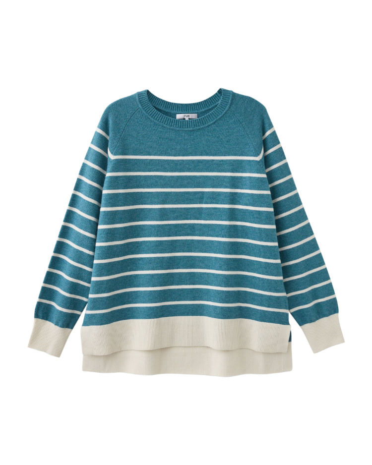 JOAN經典條紋針織上衣