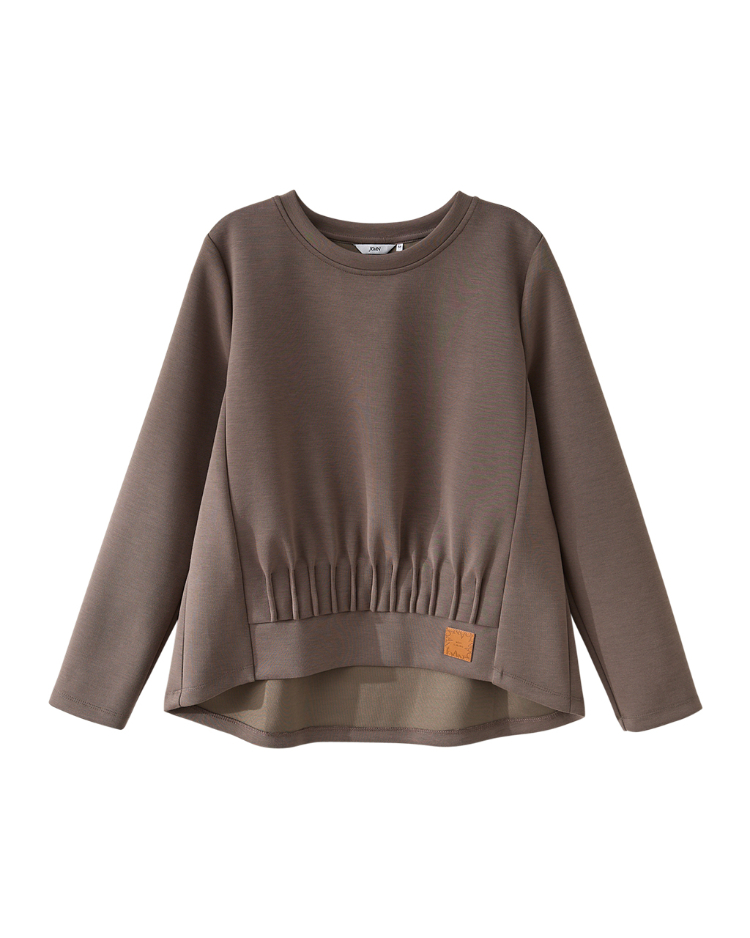 JOAN設計感抽摺彈性上衣