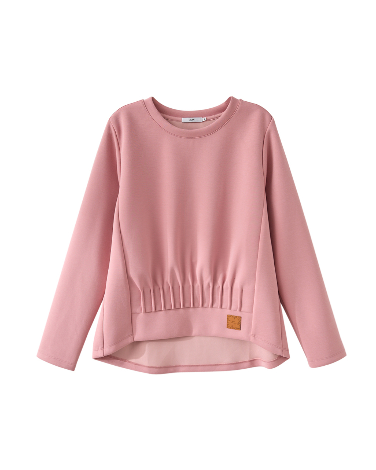 JOAN設計感抽摺彈性上衣