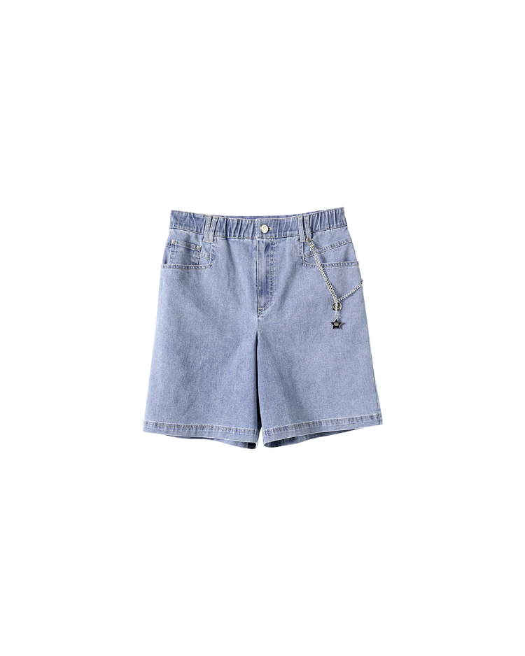 JOAN星鏈吊飾牛仔短褲