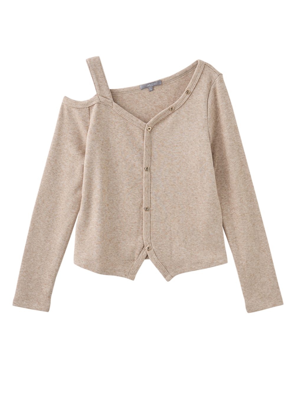 CHANG YU x abito質感挖肩V領上衣