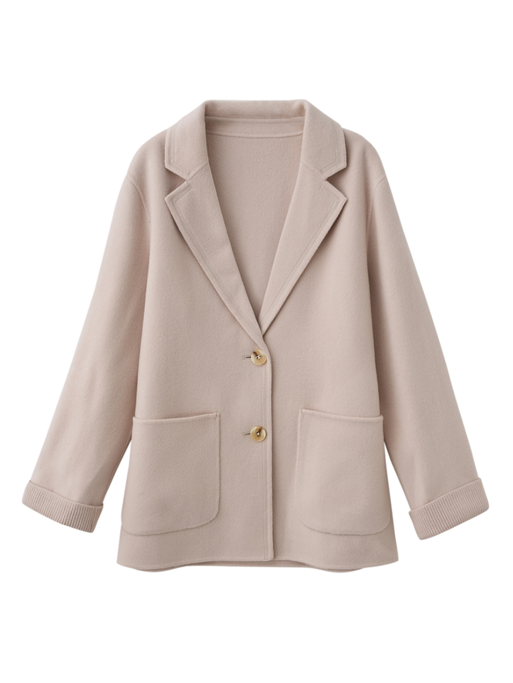 abito簡約質感翻領大衣