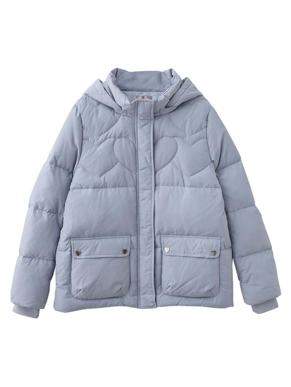 abito愛心羽絨連帽外套
