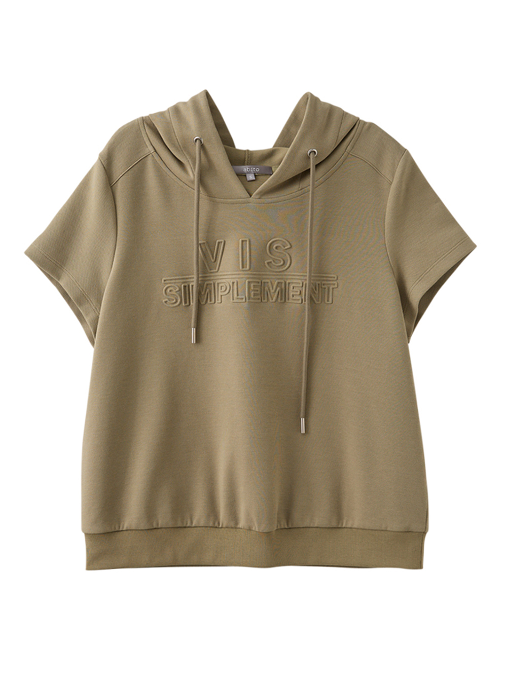 abito休閒連帽鋼印上衣