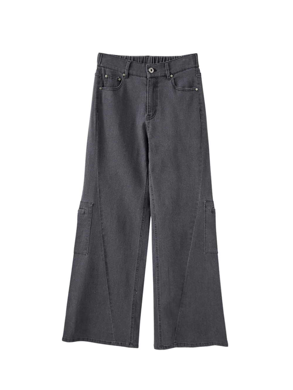 abito工裝口袋造型寬褲