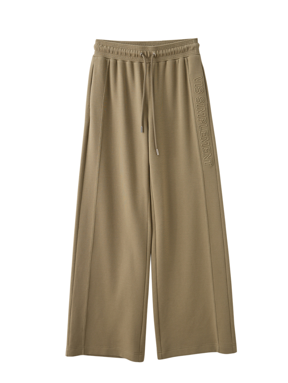 abito鋼印抽繩休閒寬褲