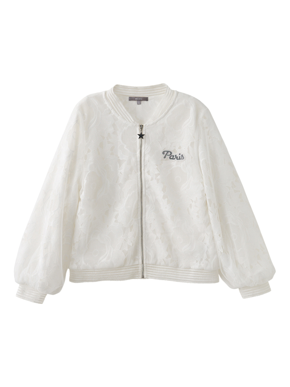 abito氣質蕾絲透膚外套