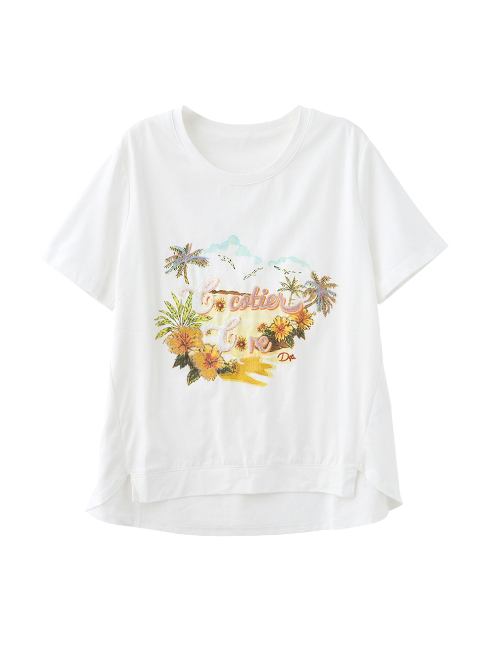 DITA海邊小島印花T-SHIRT