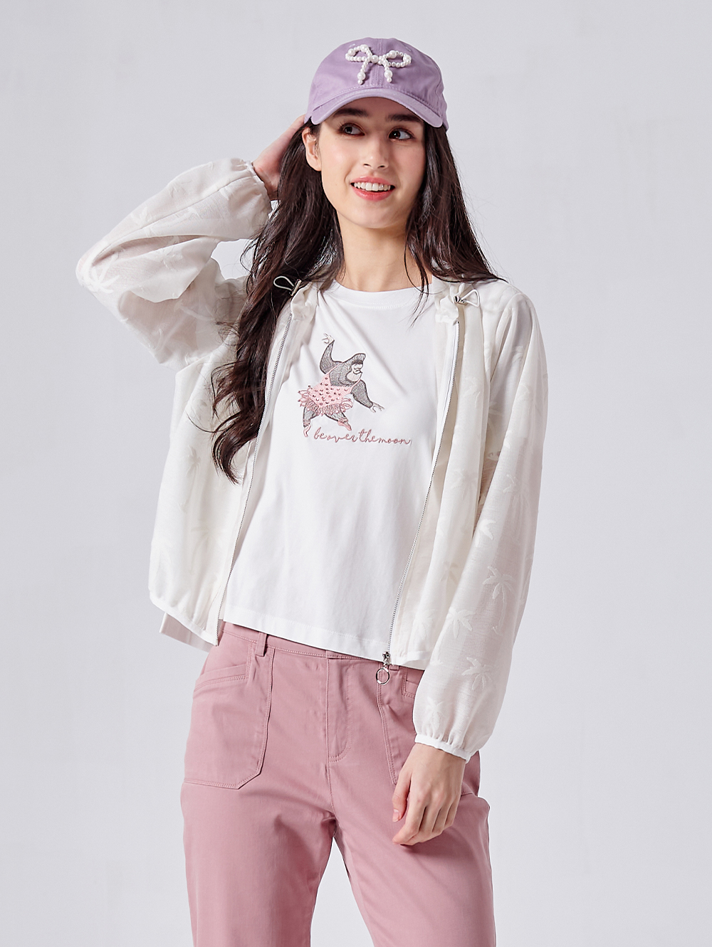 DITA芭蕾猩猩繡花T-SHIRT