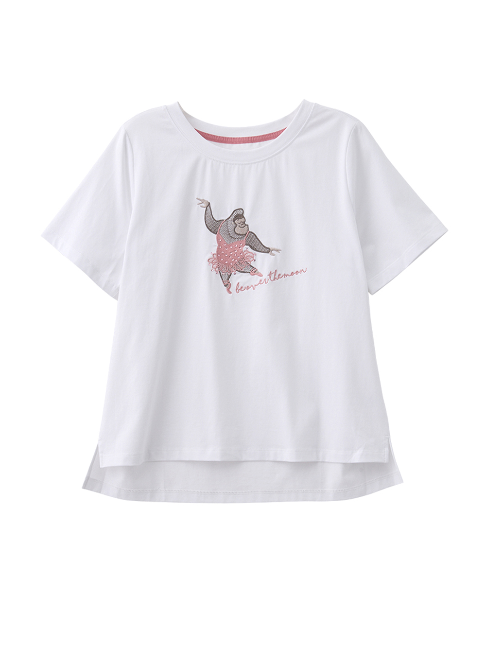 DITA芭蕾猩猩繡花T-SHIRT