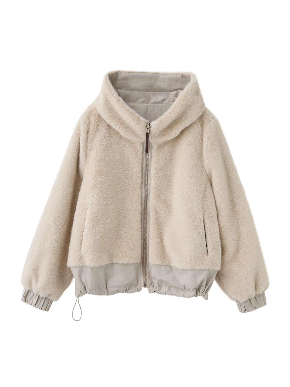 JOAN雙面穿毛絨保暖外套