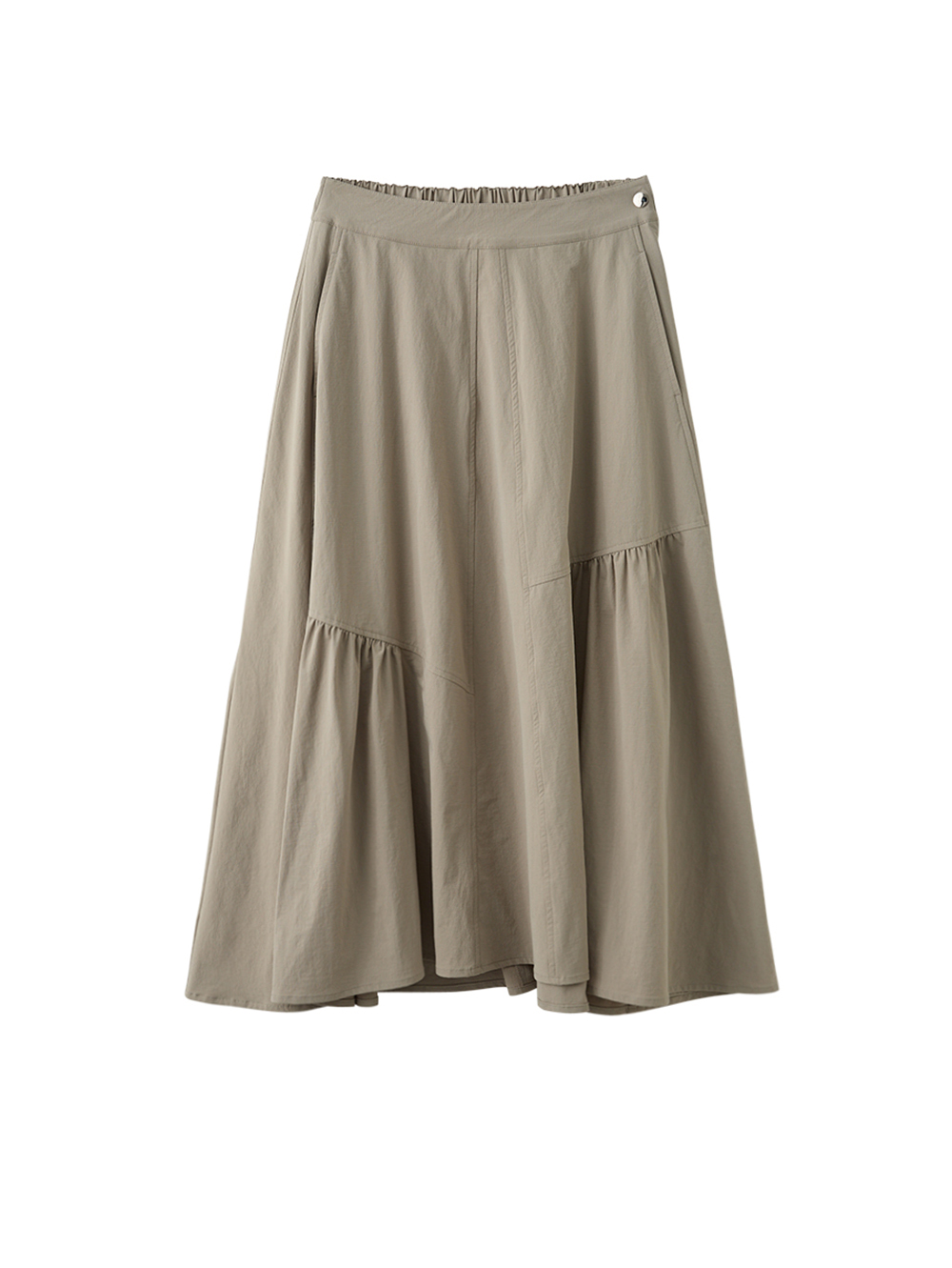 DENOVO輕盈拼接設計中長裙