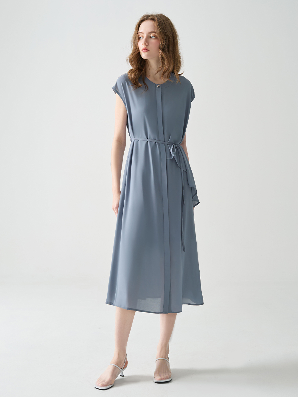 DENOVO都會氣質綁帶洋裝