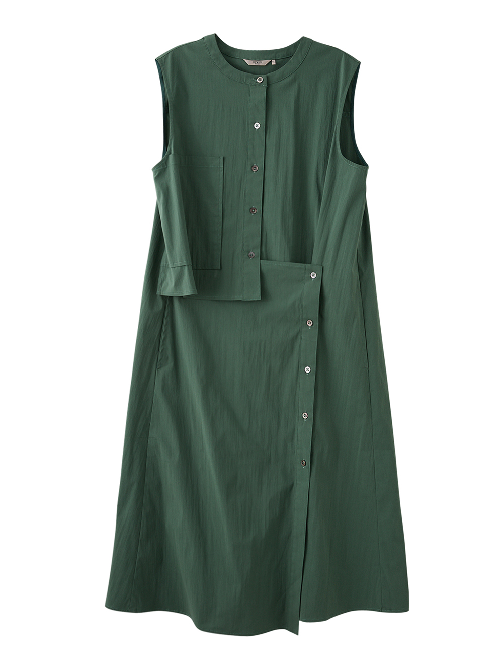 DENOVO都會簡約不對稱剪裁洋裝