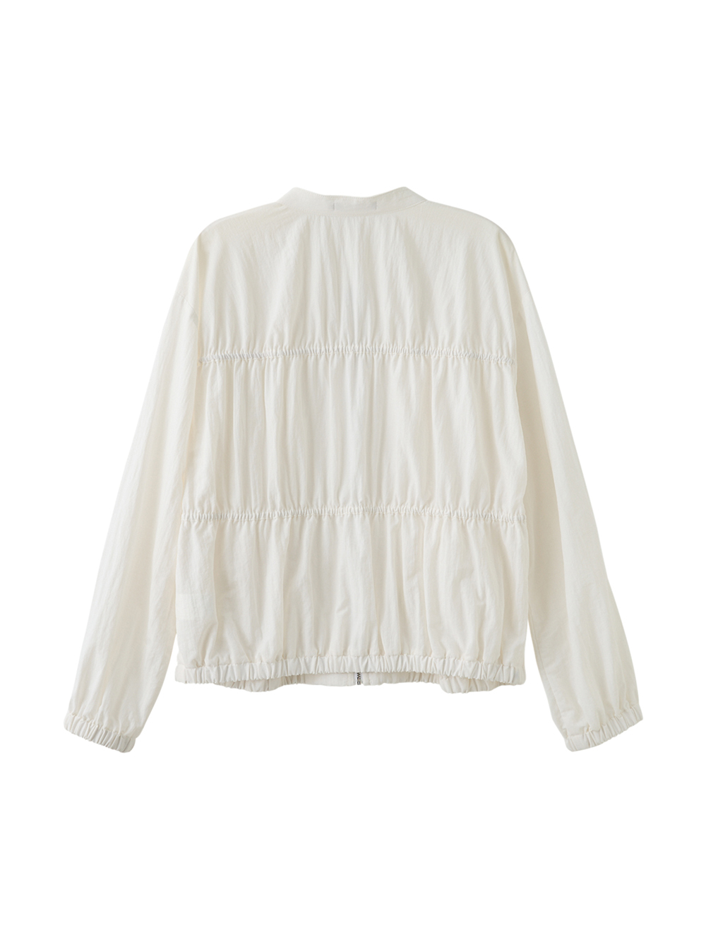 DENOVO簡約抽皺短版外套