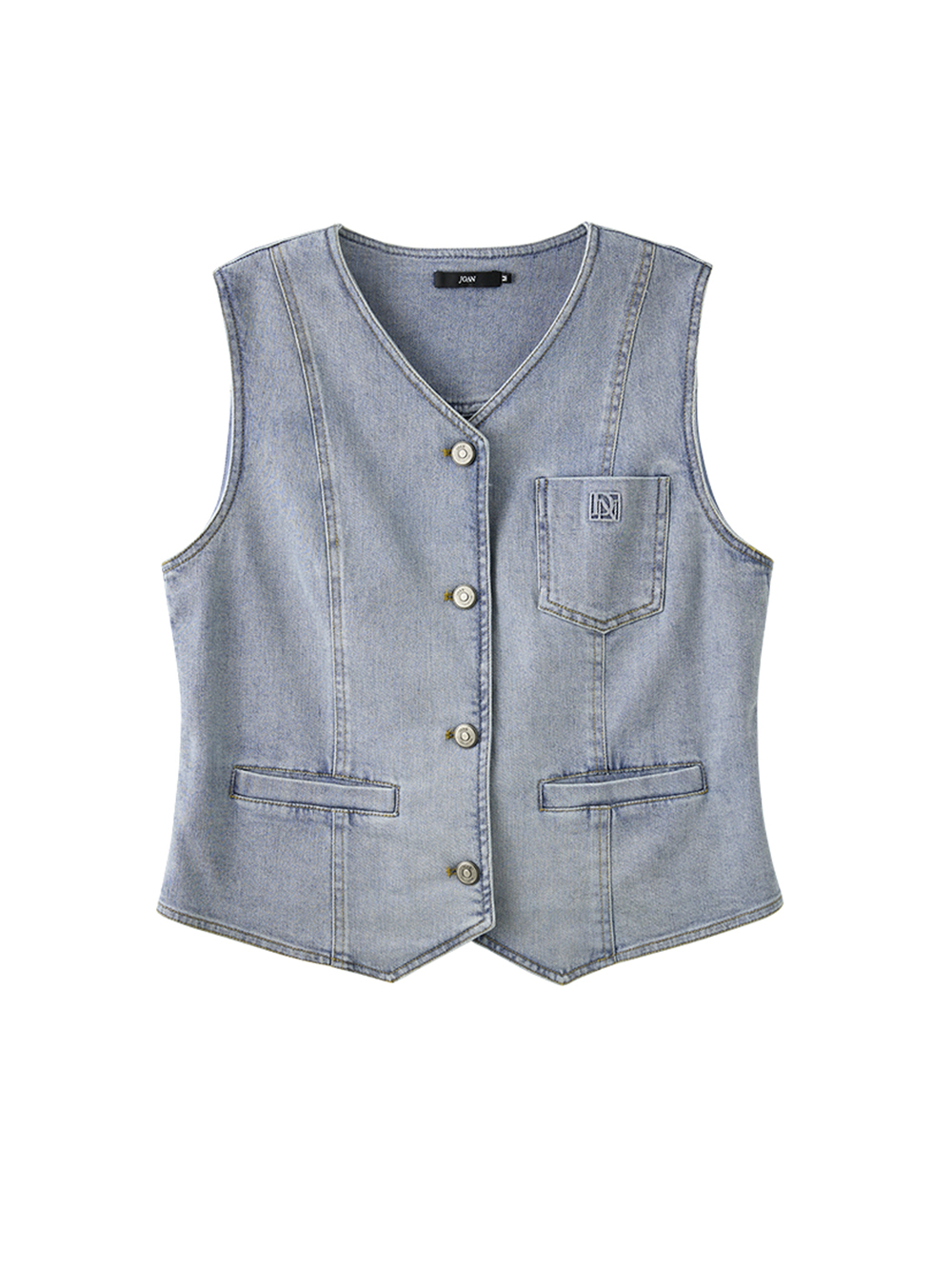 DENOVO都會感單寧短版背心