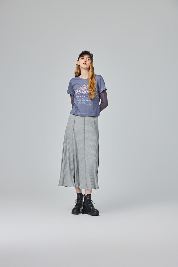 abito個性特殊剪裁長裙