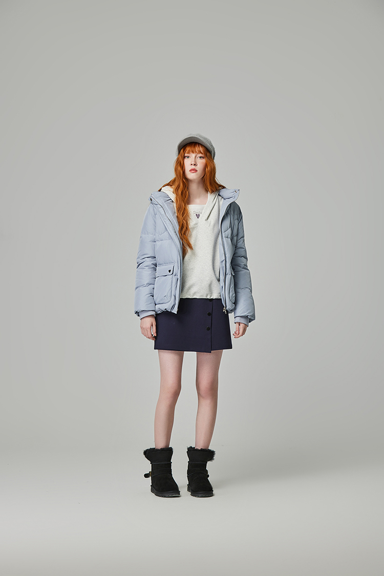 abito斜邊釦造型窄裙