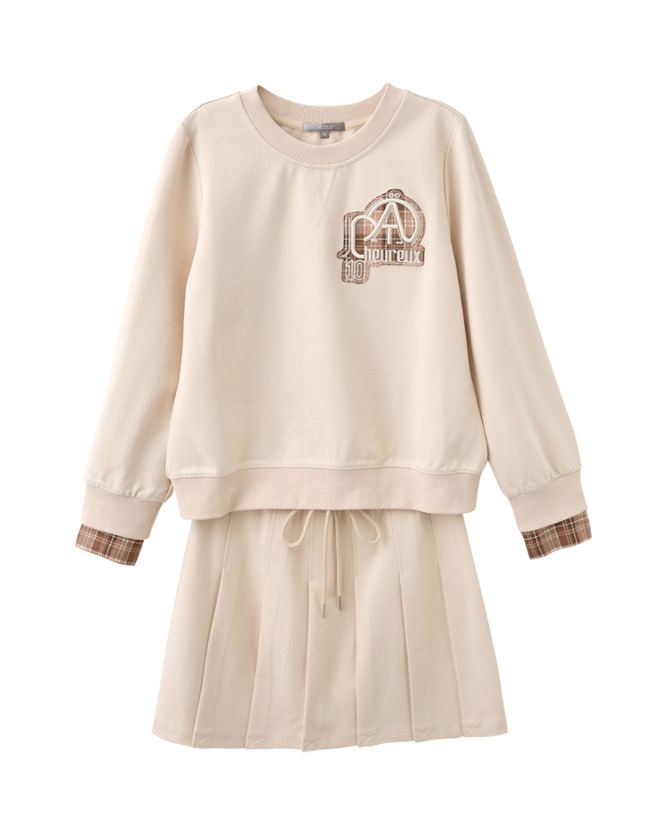 abito學院風百褶套裝