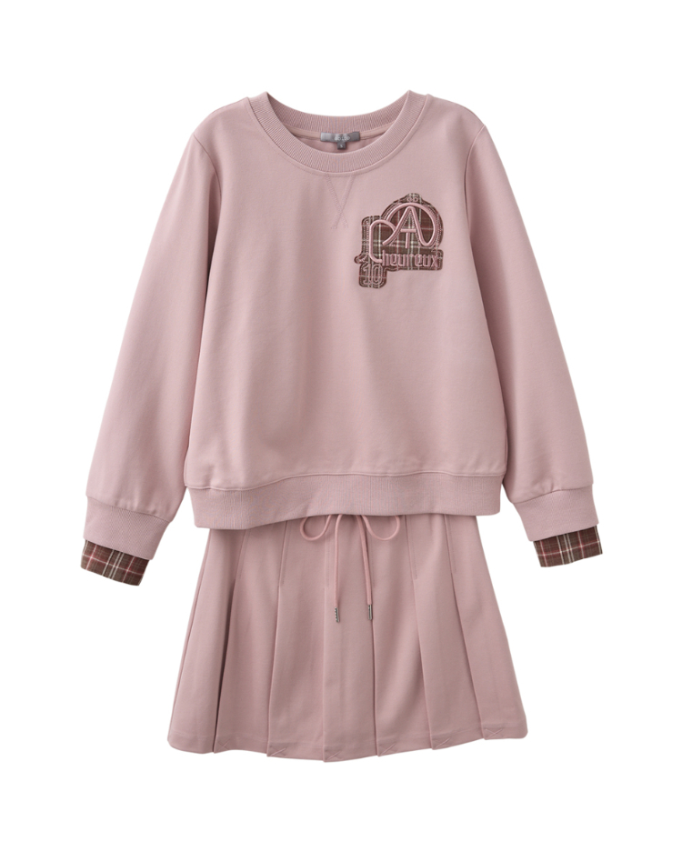 abito學院風百褶套裝