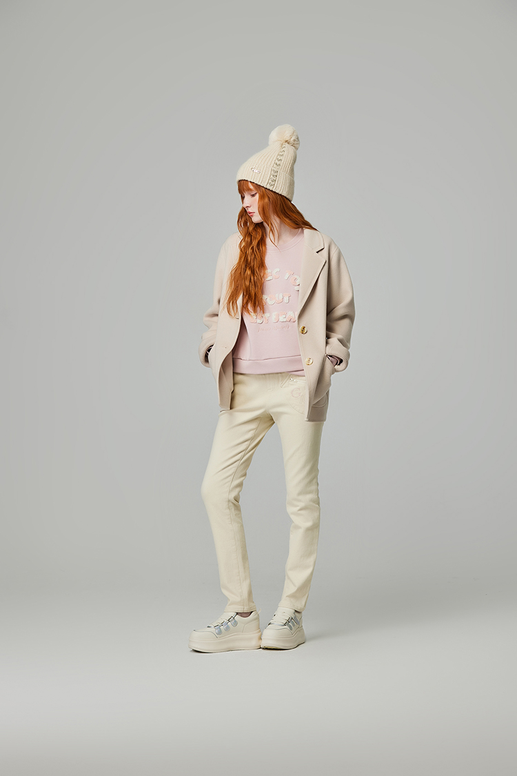 abito簡約質感翻領大衣