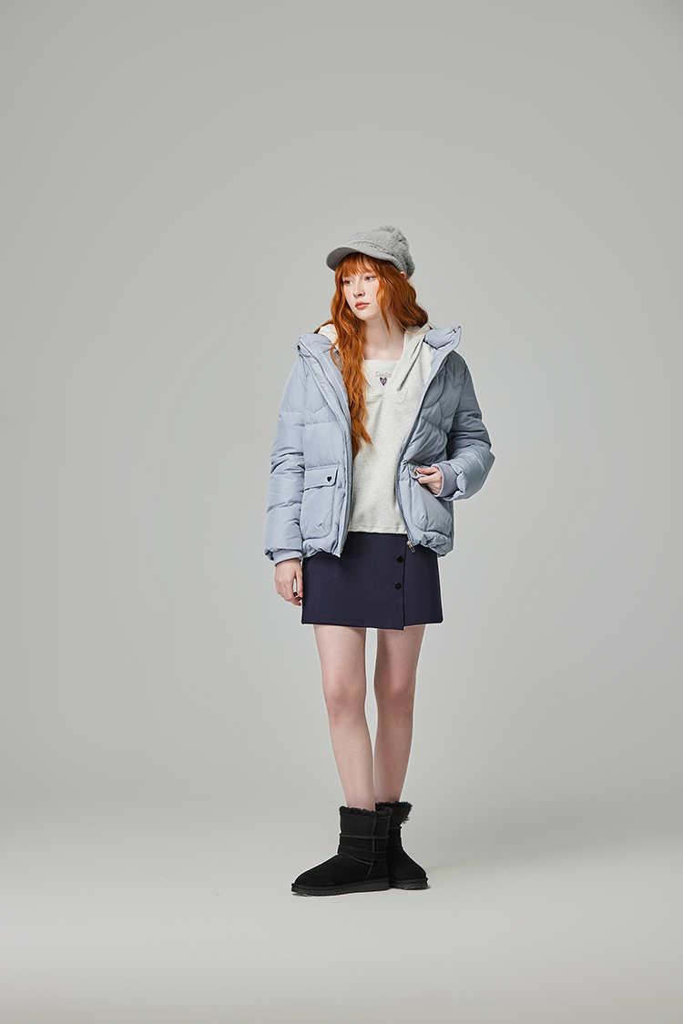 abito愛心羽絨連帽外套