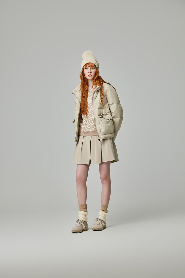 abito愛心羽絨連帽外套