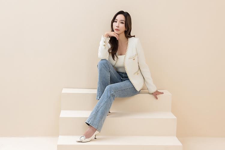 abito經典金邊雙口袋外套