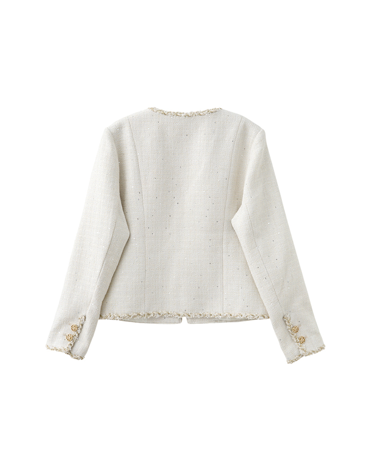 abito經典金邊雙口袋外套