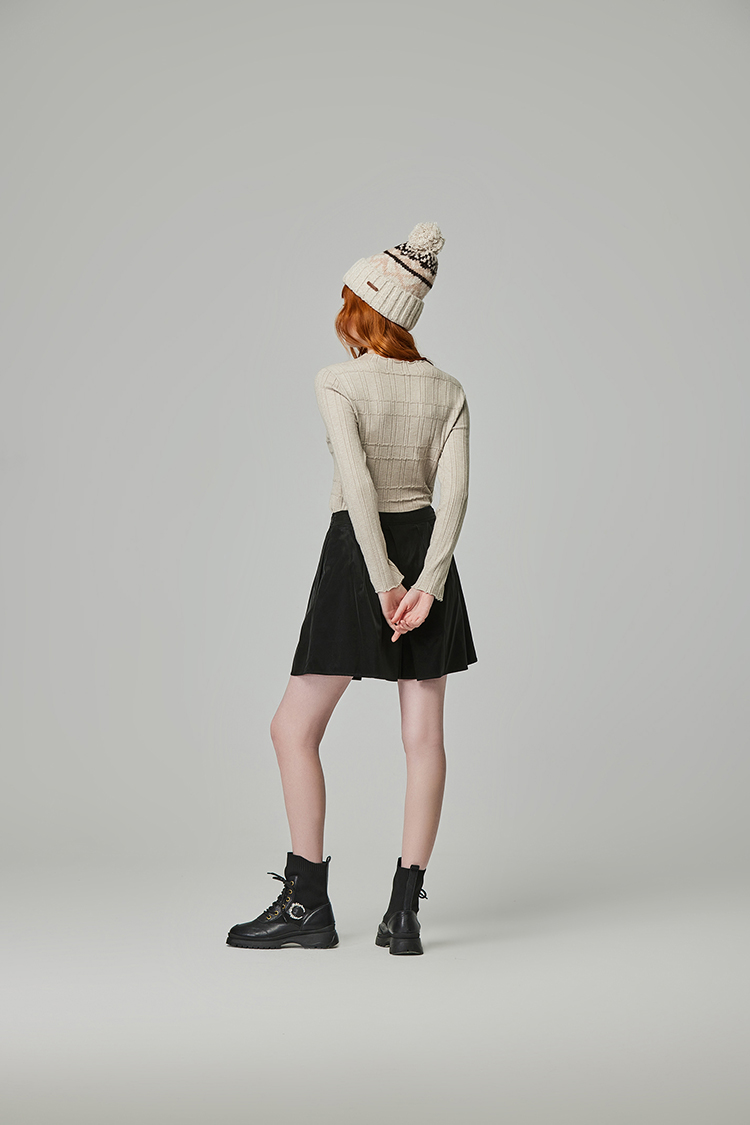 abito氣質條紋針織上衣