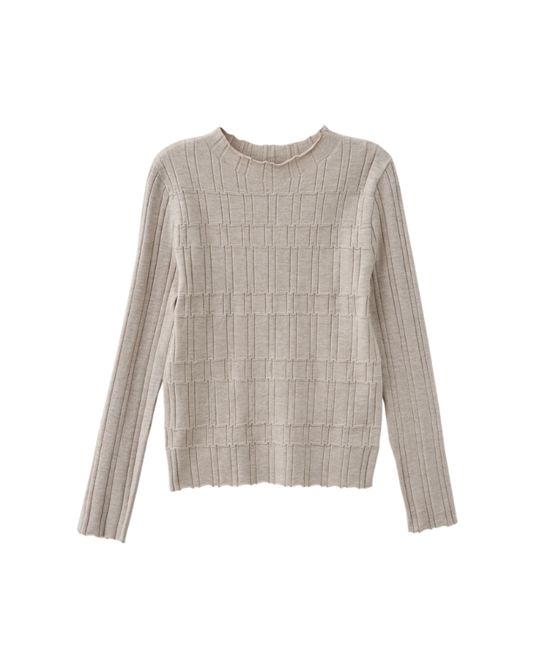 abito氣質條紋針織上衣