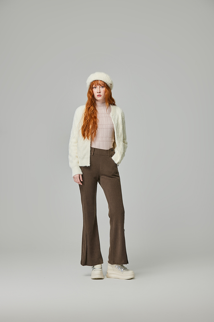 abito保暖絨毛針織外套