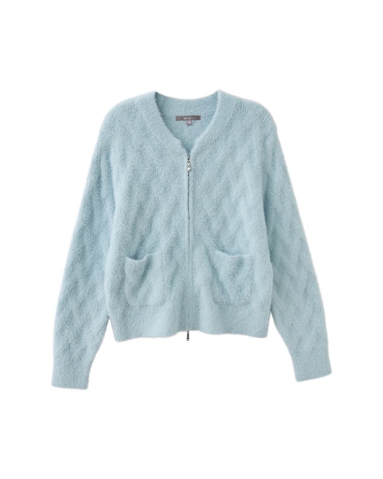 abito保暖絨毛針織外套