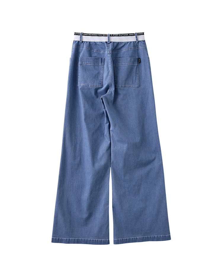 abito涼感棉質休閒長褲