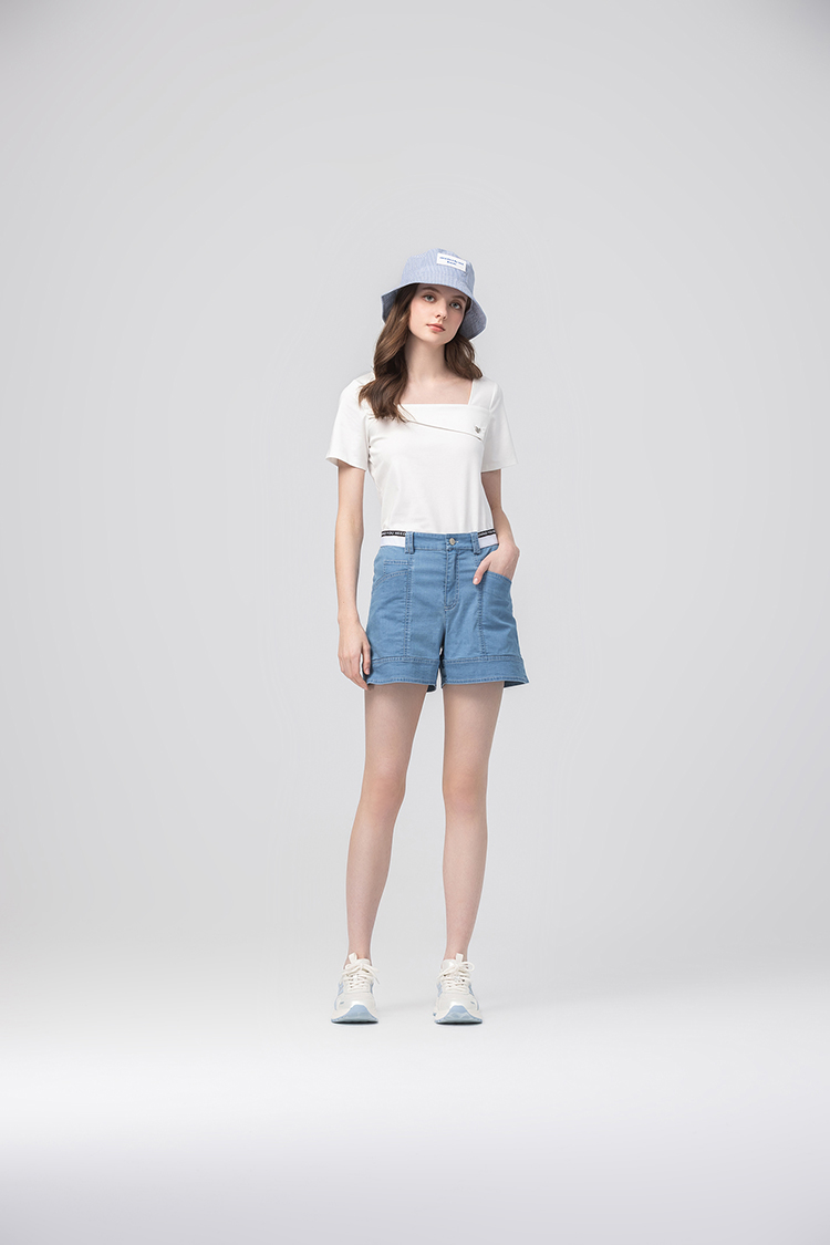 abito涼感棉質休閒短褲