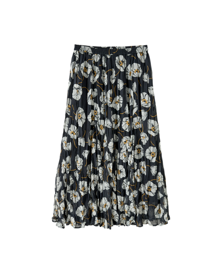 abito質感細緻百褶長裙