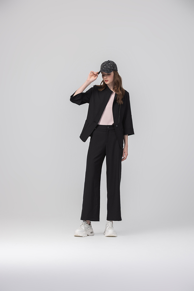 abito簡約俐落翻領外套