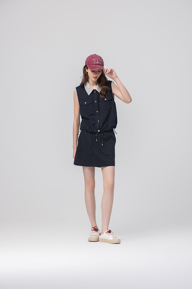 abito質感棉質工裝上衣